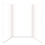 Royal Brites Tri-Fold Foam Board, 28 x 40, 0.19" Thick, White/White (GEO20317) Each