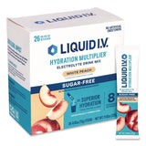 LIQUID I.V.® Sugar-Free Hydration Multiplier, White Peach, 26 Packets/Box (GRR22002515) Box of 26