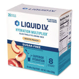 LIQUID I.V.® Sugar-Free Hydration Multiplier, White Peach, 26 Packets/Box (GRR22002515) Box of 26