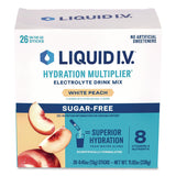 LIQUID I.V.® Sugar-Free Hydration Multiplier, White Peach, 26 Packets/Box (GRR22002515) Box of 26