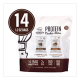 Genius Gourmet™ Protein Cookie Bites Variety Pack, Salted Caramel and Milk Chocolate, 1.2 oz Bag, 14/Box (GRR22002521) Box of 14