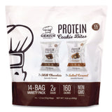Genius Gourmet™ Protein Cookie Bites Variety Pack, Salted Caramel and Milk Chocolate, 1.2 oz Bag, 14/Box (GRR22002521) Box of 14