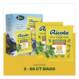 Ricola® Sugar-Free Lemon Mint Herb Throat Drops, 65/Bag, 2 Bags/Pack (GRR22002531) Each