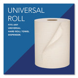 Scott® Essential 100% Recycled Fiber Hard Roll Towel, 1-Ply, 8" x 800 ft, 1.5" Core, Brown, 6 Rolls/Carton (KCC56758) Case of 6