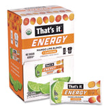 That’s it.® Organic Energy Bars, Mango Lime, 0.7 oz Bar, 36/Box (GRR22002520) Box of 36