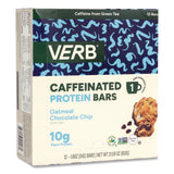 VERB Energy® Caffeinated Protein Bar, Oatmeal Chocolate Chip, 1.8 oz Bar, 12/Box (GRR22002523) Box of 12