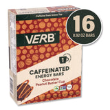 VERB Energy® Caffeinated Energy Bar, Chocolate Peanut Butter Cup, 0.92 oz Bar, 16/Box (GRR22002524) Box of 16