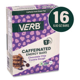 VERB Energy® Caffeinated Energy Bar, Chocolate Chip Cookie Dough, 0.92 oz Bar, 16/Box (GRR22002525) Box of 16