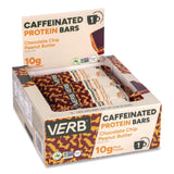 VERB Energy® Caffeinated Protein Bar, Chocolate Chip Peanut Butter and Oatmeal Chocolate Chip, 1.8 oz Bar, 24/Box (GRR60004177) Case of 2