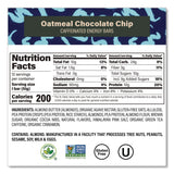 VERB Energy® Caffeinated Protein Bar, Chocolate Chip Peanut Butter and Oatmeal Chocolate Chip, 1.8 oz Bar, 24/Box (GRR60004177) Case of 2