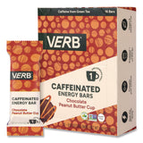 VERB Energy® Caffeinated Energy Bar, Chocolate Peanut Butter Cup and Chocolate Chip Cookie Dough, 0.92 oz Bar, 32/Box (GRR60004178) Case of 2