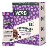 VERB Energy® Caffeinated Energy Bar, Chocolate Peanut Butter Cup and Chocolate Chip Cookie Dough, 0.92 oz Bar, 32/Box (GRR60004178) Case of 2
