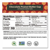 VERB Energy® Caffeinated Energy Bar, Chocolate Peanut Butter Cup, 0.92 oz Bar, 16/Box (GRR22002524) Box of 16