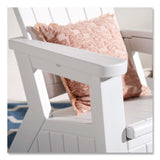 Suncast® Adirondack Chair with Storage, Supports Up to 375 lb, 14.5" Seat Height, 30" x 32.5" x 38.5", Ice Cube (SUABMAC1000CB) Each