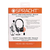 Spracht SPT-HSUSB2 Over-the-Head Binaural Headset (SPTHSUSB2) Each