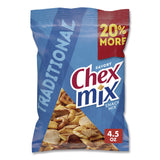 Chex Mix® Snack Mix Savory Traditional, 4.5 oz Bag, 8/Box (AVTSN21494) Box of 8