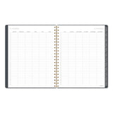 Cambridge® Hera Weekly Monthly Planner, Wavy Lines, 11 x 8.5, Black/Gold Cover, 12-Month (Jan to Dec): 2026 (AAG1765905) Each