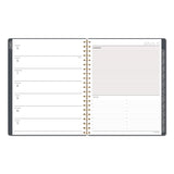 Cambridge® Hera Weekly Monthly Planner, Wavy Lines, 11 x 8.5, Black/Gold Cover, 12-Month (Jan to Dec): 2026 (AAG1765905) Each