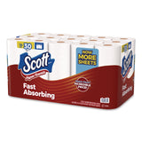 Scott® Choose-A-Sheet Mega Kitchen Roll Paper Towels, 1-Ply, 7.31 x 11, White, 108 Sheets/Roll, 15 Rolls/Pack, 2 Packs/Carton (KCM56674) Case of 30