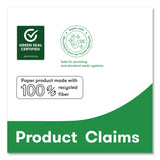 Cascades Select Jumbo Bath Tissue, Septic-Safe, 1-Ply, White, 3.3" x 2,000 ft, 12 Rolls/Carton (CSDB212) Case of 12