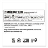 UNDERCOVER® Snacks Dark Chocolate and Sea Salt Mini Quinoa Crisps, 0.25 oz Bag, 125/Carton (GRR30700382) Case of 125