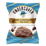 UNDERCOVER® Snacks Dark Chocolate and Sea Salt Mini Quinoa Crisps, 0.25 oz Bag, 125/Carton (GRR30700382) Case of 125