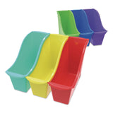 Storex Small Book Bin, 4-1/2"Wx11-3/4"Lx8-1/2"H, 6/ST, Assorted (STX70113U06C) Case of 6