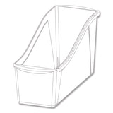 Storex Small Book Bin, 4-1/2"Wx11-3/4"Lx8-1/2"H, 6/ST, Assorted (STX70113U06C) Case of 6