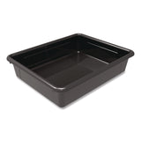 Storex Storage Tray, Flat, 102.4 oz, 10.65" x 10.65" x 2.96", Black, 5/Pack (STX62516U05C) Each