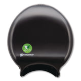 San Jamar Ecological Green Tissue Dispenser, 16.75 x 5.25 x 12.25, Black (SJMR2000REBK) Each