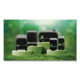 San Jamar Ecological Green Tissue Dispenser, 16.75 x 5.25 x 12.25, Black (SJMR2000REBK) Each