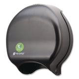 San Jamar Ecological Green Tissue Dispenser, 16.75 x 5.25 x 12.25, Black (SJMR2000REBK) Each