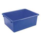 Storex Storage Tray, Deep, 2.81 gal, 10.65" x 13.17" x 5.2", Assorted Bright, 5/Pack (STX62530U05C) Each