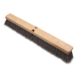 Carlisle Flagged Floor Sweep, 3" Gray Flagged Filament Bristles, 24" Brush, 12/Carton (CFS3621952423) Case of 12
