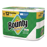 Bounty® Select-a-Size Kitchen Roll Paper Towels, 2-Ply, White, 10.2 x 11, 75 Sheets/Roll, 6 Triple Rolls/Pack (PGC16008) Case of 6