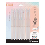 Pilot® Frixion Waai Erasable Gel Pen, Retractable, Extra Fine, 0.5 mm, Assorted Ink and Barrel Colors, 8/Pack (PIL20733) Pack of 8