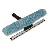 Nexstep Commercial Products MaxiPlus Combo Window Washer and Squeegee, 12" Wide Blade, 8.5" Handle (NCP96154S) Each