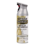 Rust-Oleum® Universal Premium Spray Paint, Metallic Silver, 12 oz Aerosol Can (RST245220EA) Each