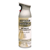 Rust-Oleum® Universal Premium Spray Paint, Satin Nickel, 12 oz Aerosol Can (RST249130EA) Each