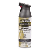 Rust-Oleum® Universal Premium Spray Paint, Flat Iron, 12 oz Aerosol Can (RST271473EA) Each