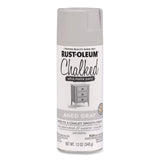 Rust-Oleum® Ultra Matte Chalked Paint, Matte Aged Gray, 12 oz Aerosol Can, 6/Carton (RST302592) Case of 6