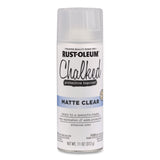 Rust-Oleum® Ultra Matte Chalked Paint, Matte Clear, 12 oz Aerosol Can (RST302599EA) Each