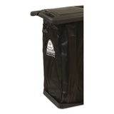 Nexstep Commercial Products Premier Janitor Cart, 2 Shelves, Plastic, 18.25 x 44.5 x 38, Black (NCP96980) Each