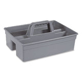 Nexstep Commercial Products MaxiRough Maid Caddies, 2 Compartments, 12 x 7, Gray (NCP96981) Each