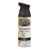 Rust-Oleum® Universal Premium Spray Paint, Flat Black, 12 oz Aerosol Can (RST245198EA) Each