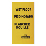 Nexstep Commercial Products Banana Safety Sign, 13 x 12 x 24, Yellow/Black (NCP6948) Each