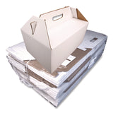 SCT® Carryout Barn Boxes, Large Corugated, 12 x 18 x 9, White/Kraft, 25/Carton (SCH2763) Case of 25