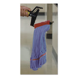 Nexstep Commercial Products MaxiClean Loop-End Mop, Cotton/Synthetic, 24 oz, Blue (NCP97157) Each