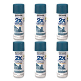 Rust-Oleum® Painter's Touch 2X Ultra Cover Spray Paint, Ultra Matte Blue, 12 oz Aerosol Can, 6/Carton (RST331188) Case of 6