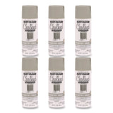 Rust-Oleum® Ultra Matte Chalked Paint, Matte Country Gray, 12 oz Aerosol Can, 6/Carton (RST302593) Case of 6